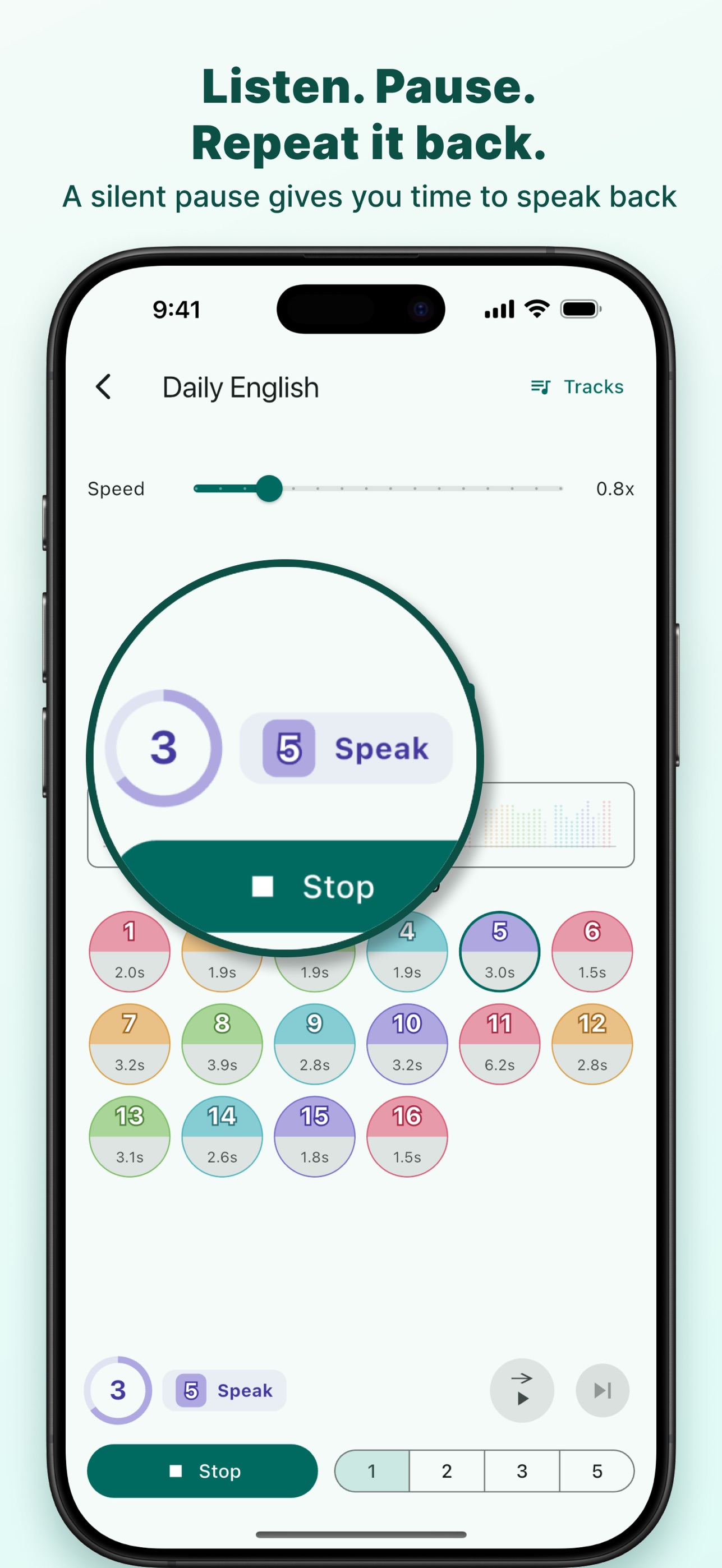 Screenshot 2 of EchoGap: Speaking Practice