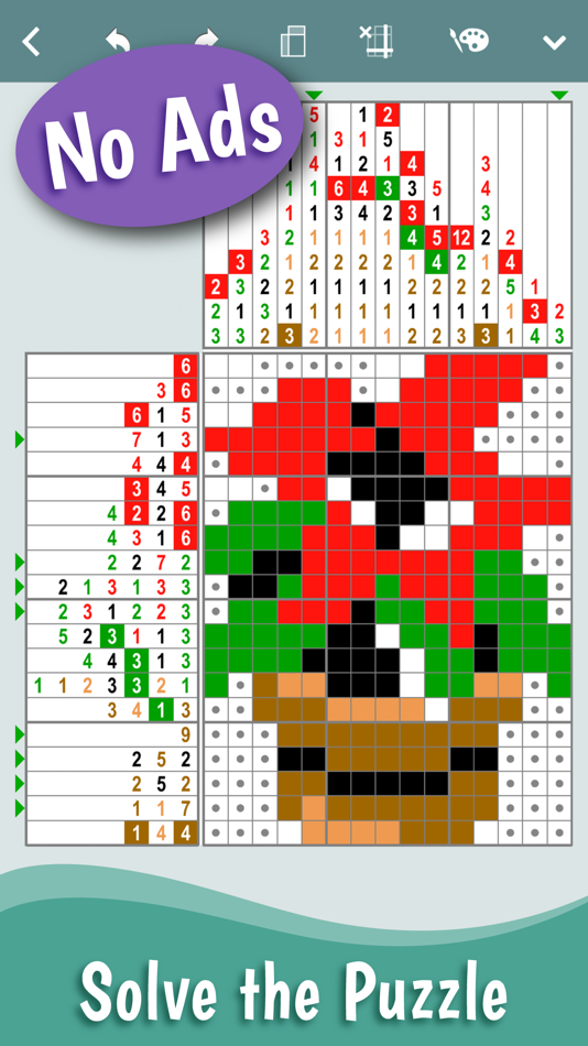 #1. Pic-a-Pix: Nonogram Color (iOS) Podle: Conceptis Ltd.