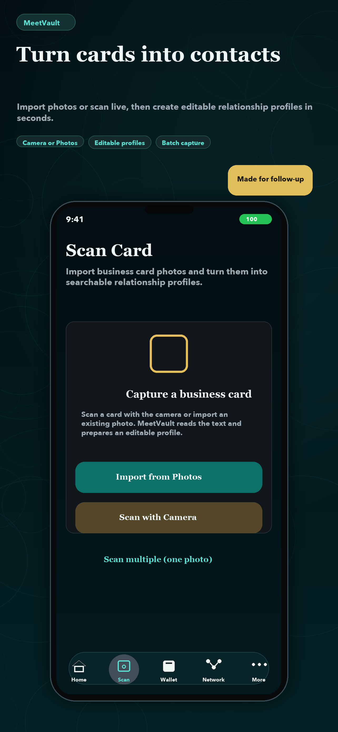 MeetVault: Card Wallet