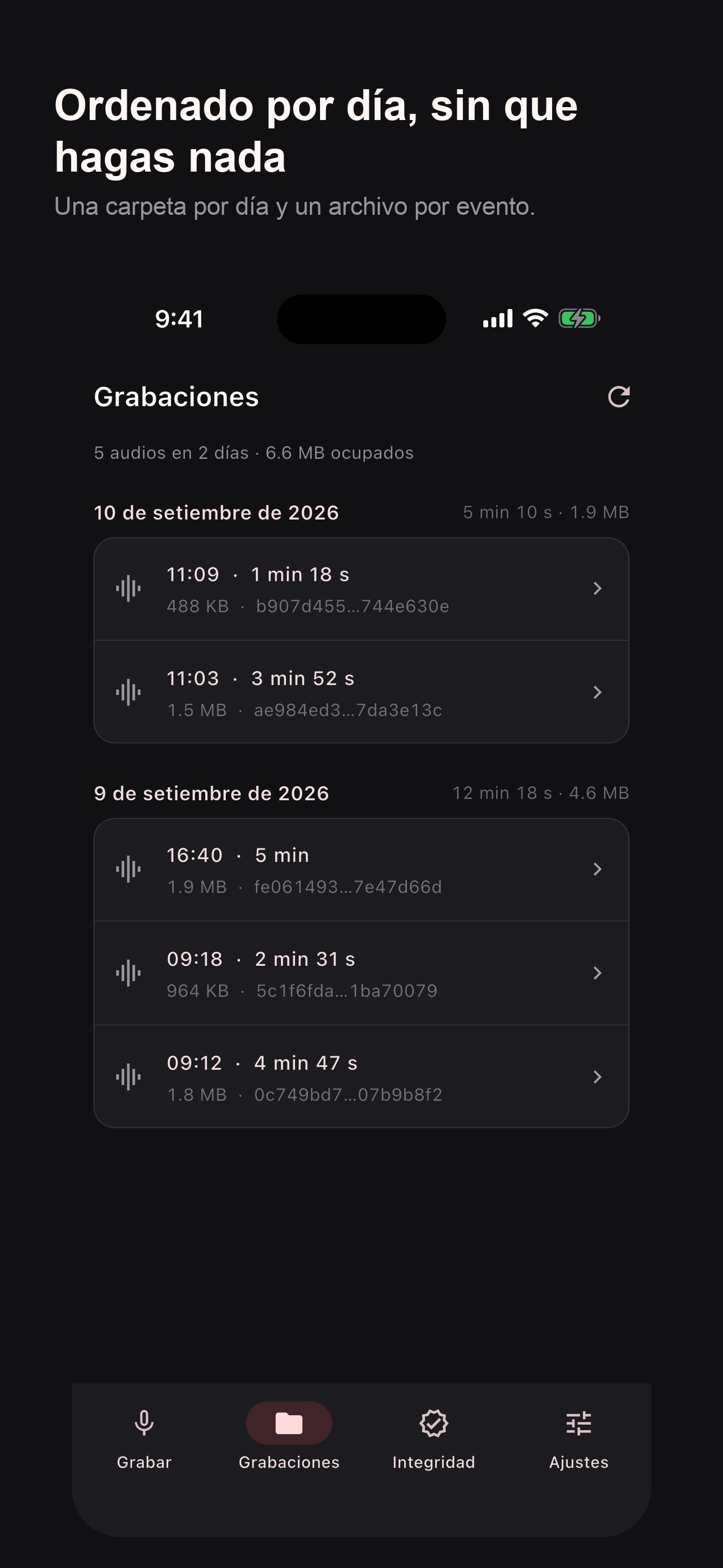 Screenshot 4 of Grabador Smart
