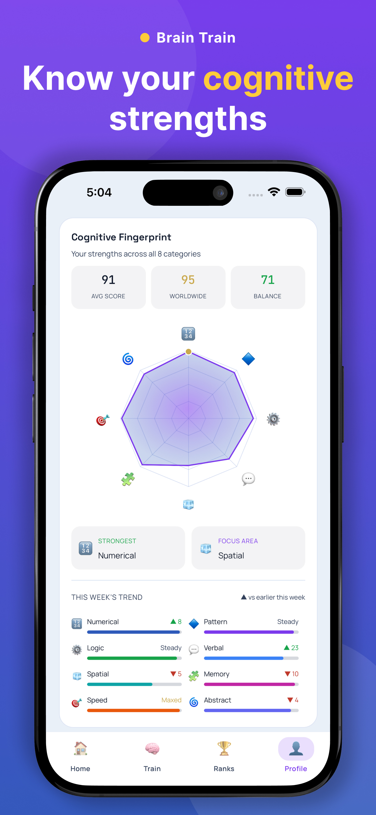 Brain Train: Daily IQ screenshot 4