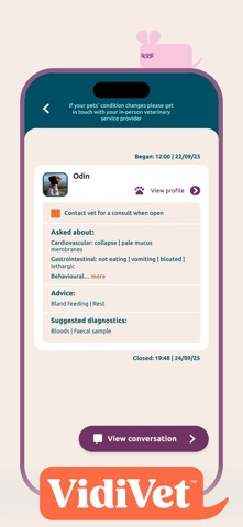VidiVet iPhone screenshot 6