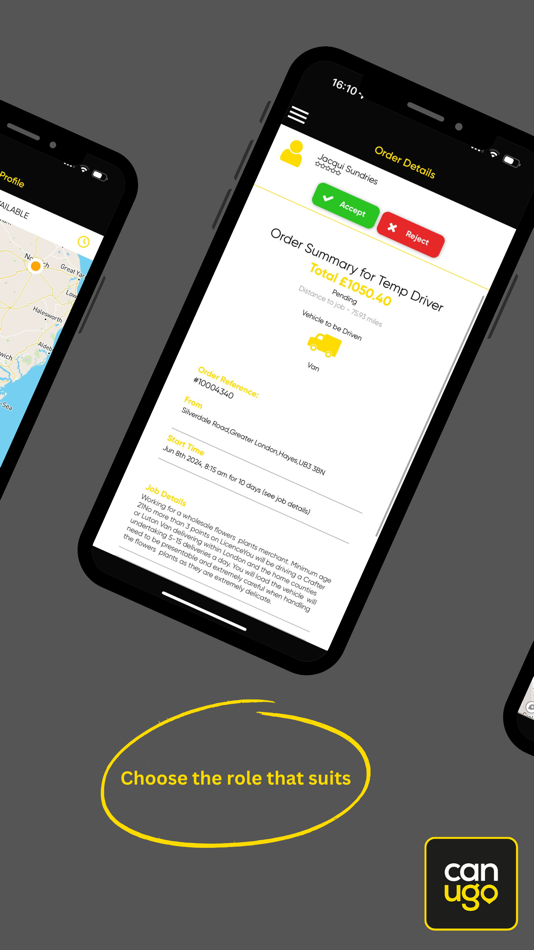 #4. Canugo - Driver & Worker App (iOS) 由: appt.so