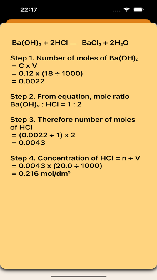 #5. GCSE Mole Calculations (iOS) Podle: Isomeos Limited