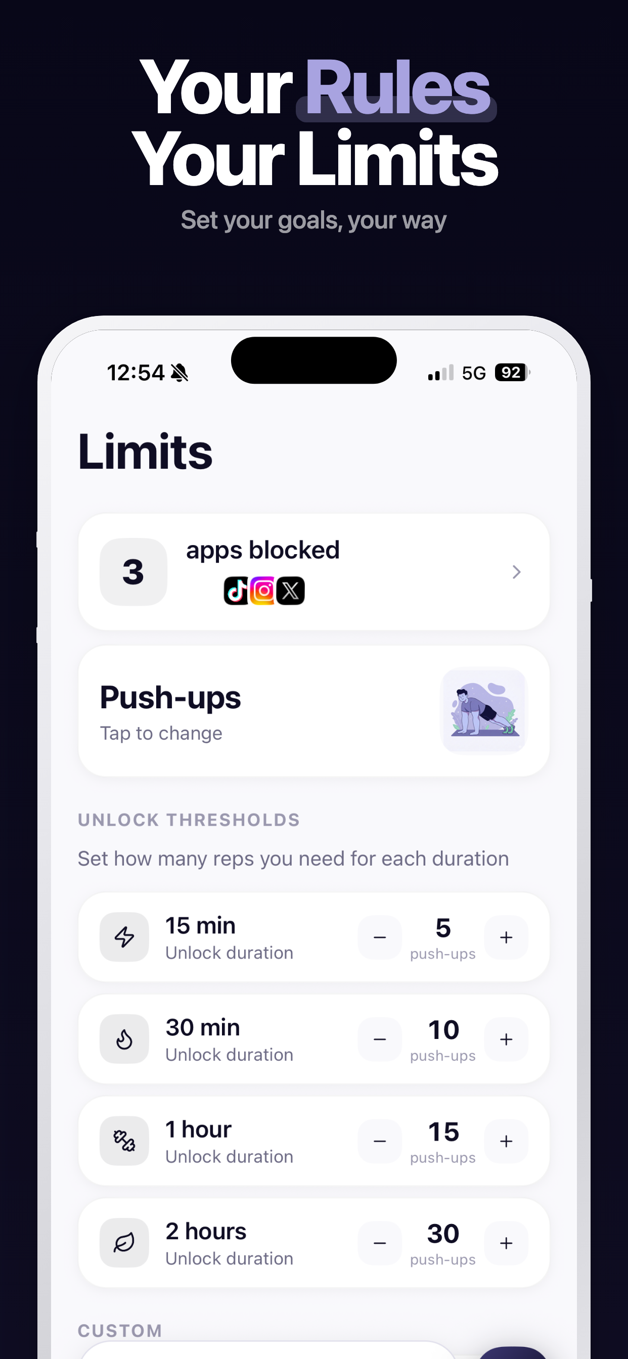 SweatLock - No Sweat No Scroll screenshot 7
