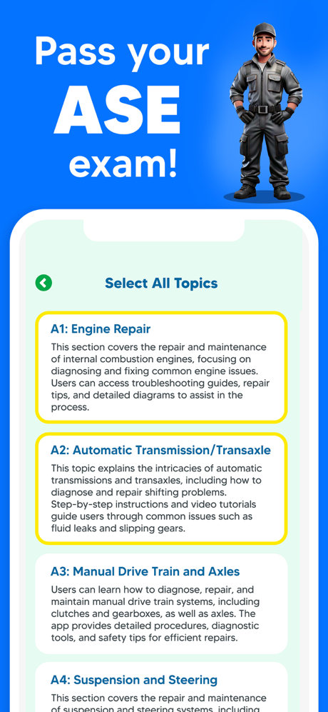 ASE Test Prep Auto Exam 2026 screenshot 1