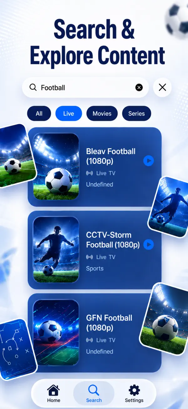 Screenshot #3 pour IPTV Smarters Pro・Smart Player
