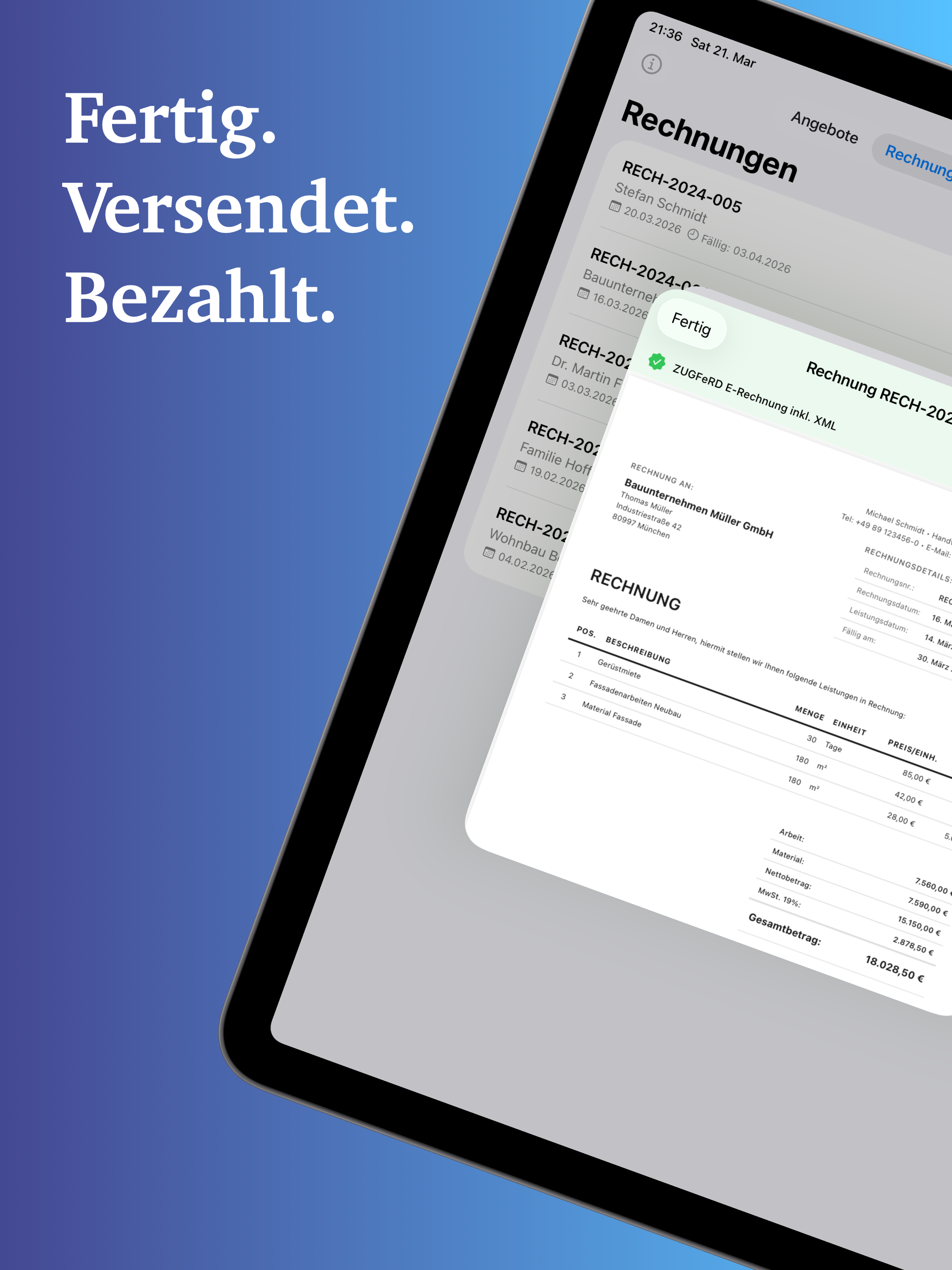 Quoto – Angebote & Rechnungen screenshot 9
