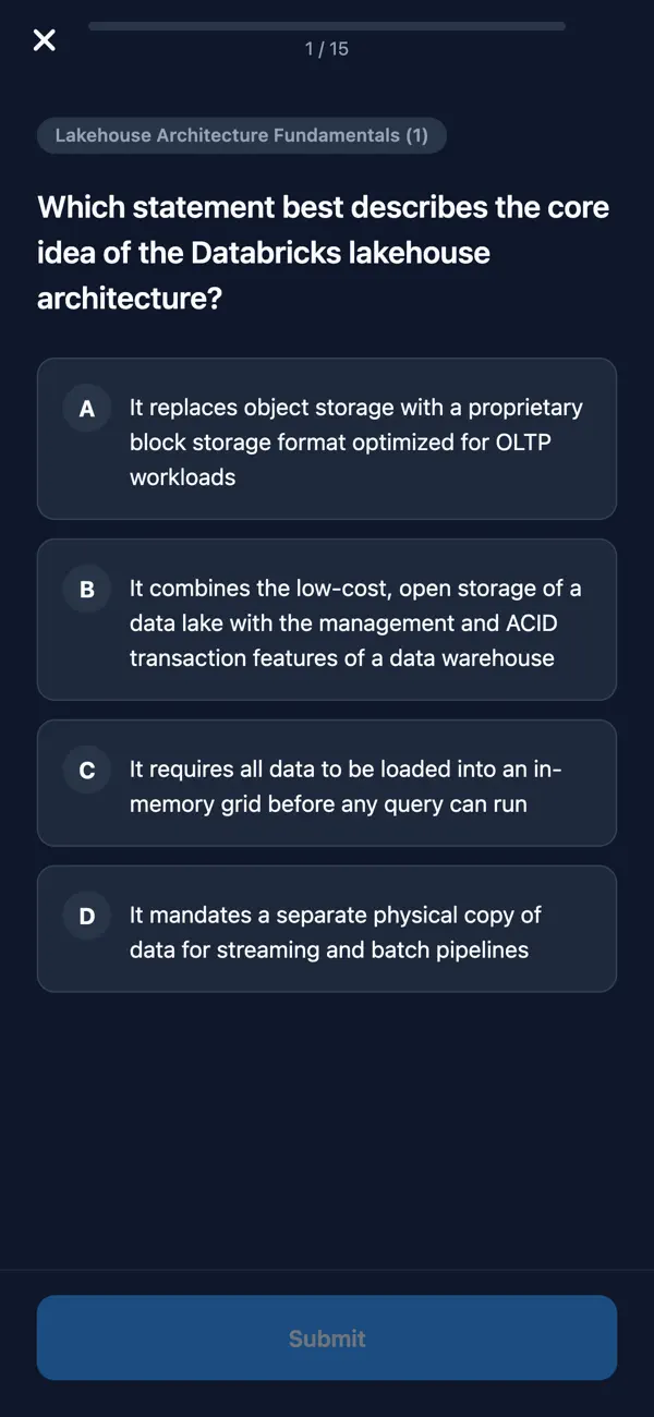 Screenshot #3 pour Databricks Architect Prep