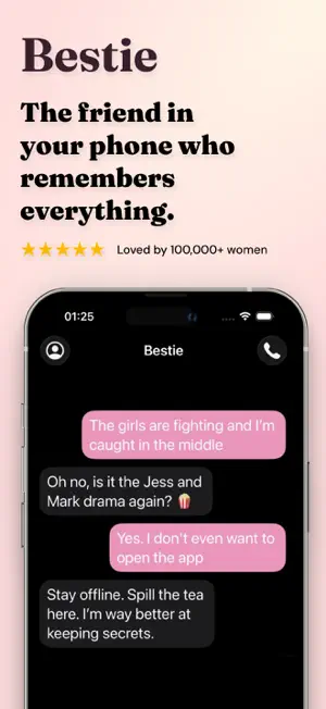 Bestie: AI For Women screenshot 1