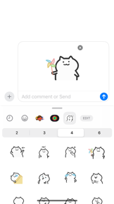 Cheesy Cat Sticker screenshot