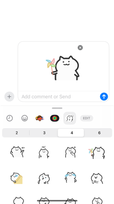 Cheesy Cat Sticker screenshot 5