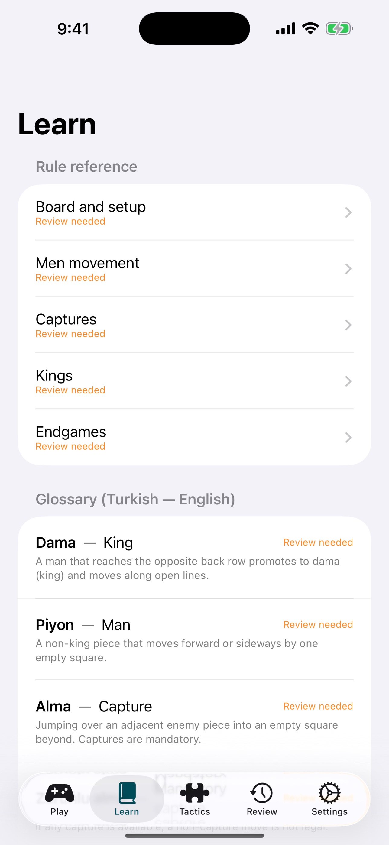 Screenshot 2 of Turkish Dama