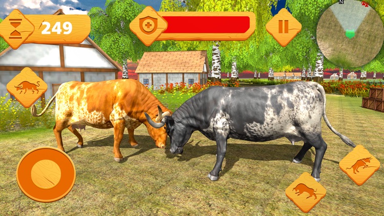 Angry Bull Fight-Animal Attack