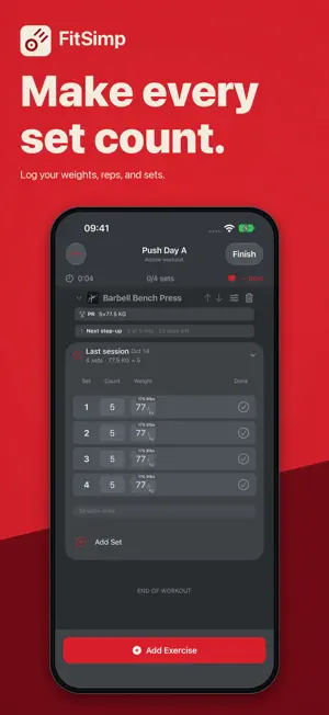 FitSimp screenshot 1