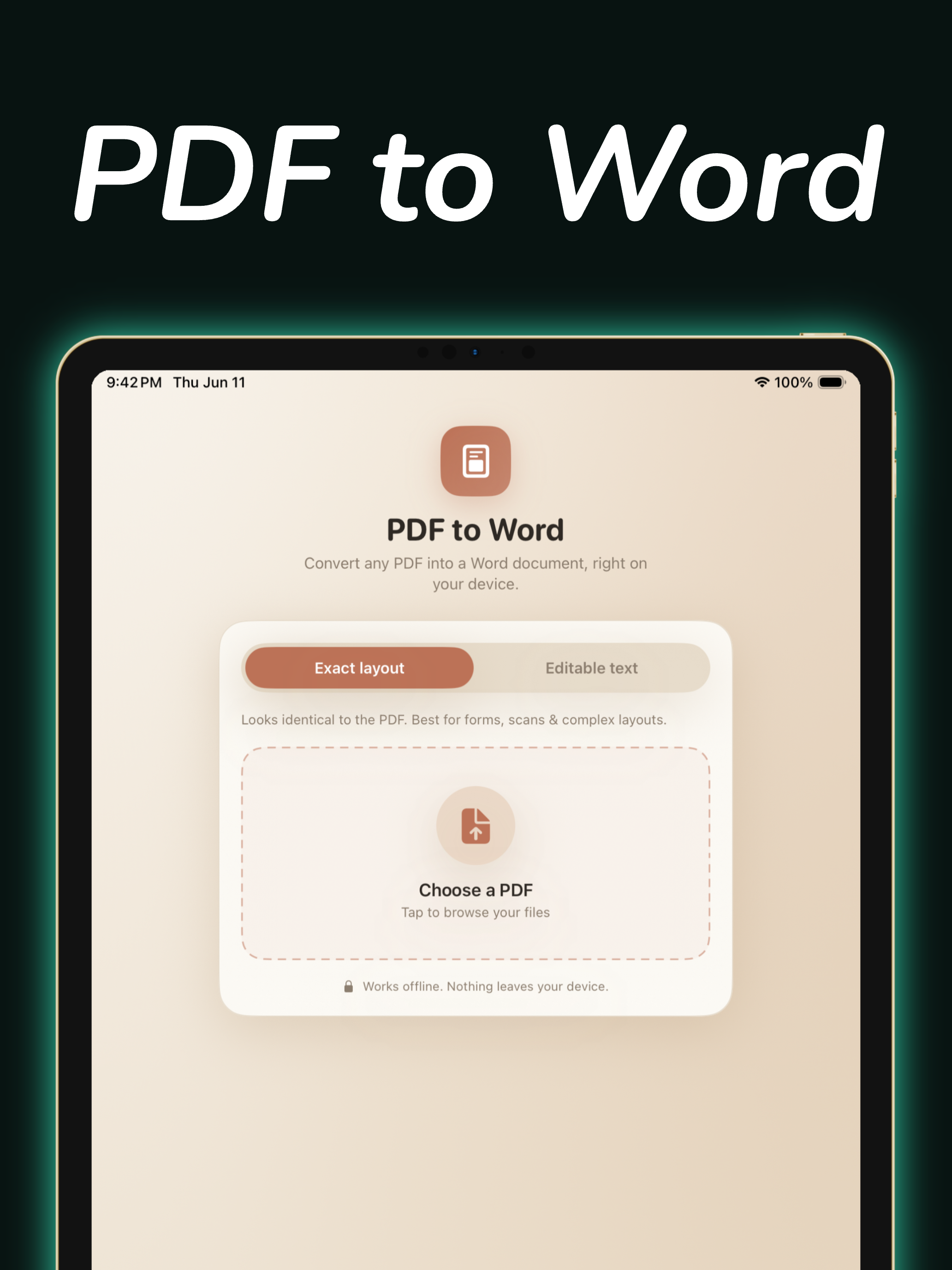 PDF to Word Converter - Doc screenshot 5