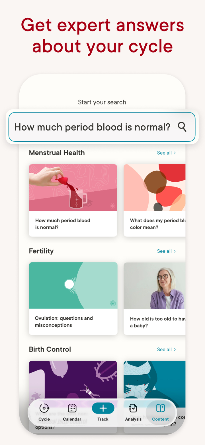Clue Period & Cycle Tracker screenshot 8