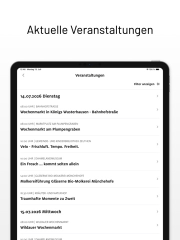 Mein Landkreis Dahme-Spreewald iPad screenshot