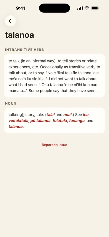Tongan-English Dictionary screenshot 4 of 8