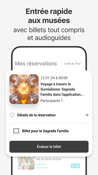 Screenshot #3 pour WeGoTrip: Billets, Guide Audio
