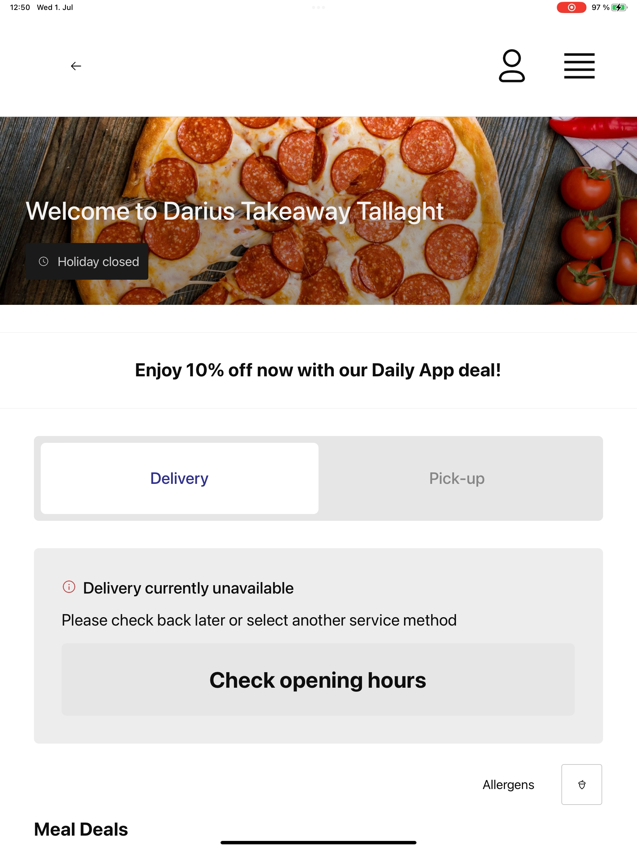 Darius Takeaway Dublin