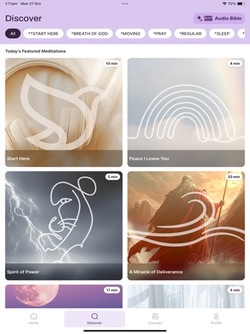 Peace: Christian Meditation iPad screenshot