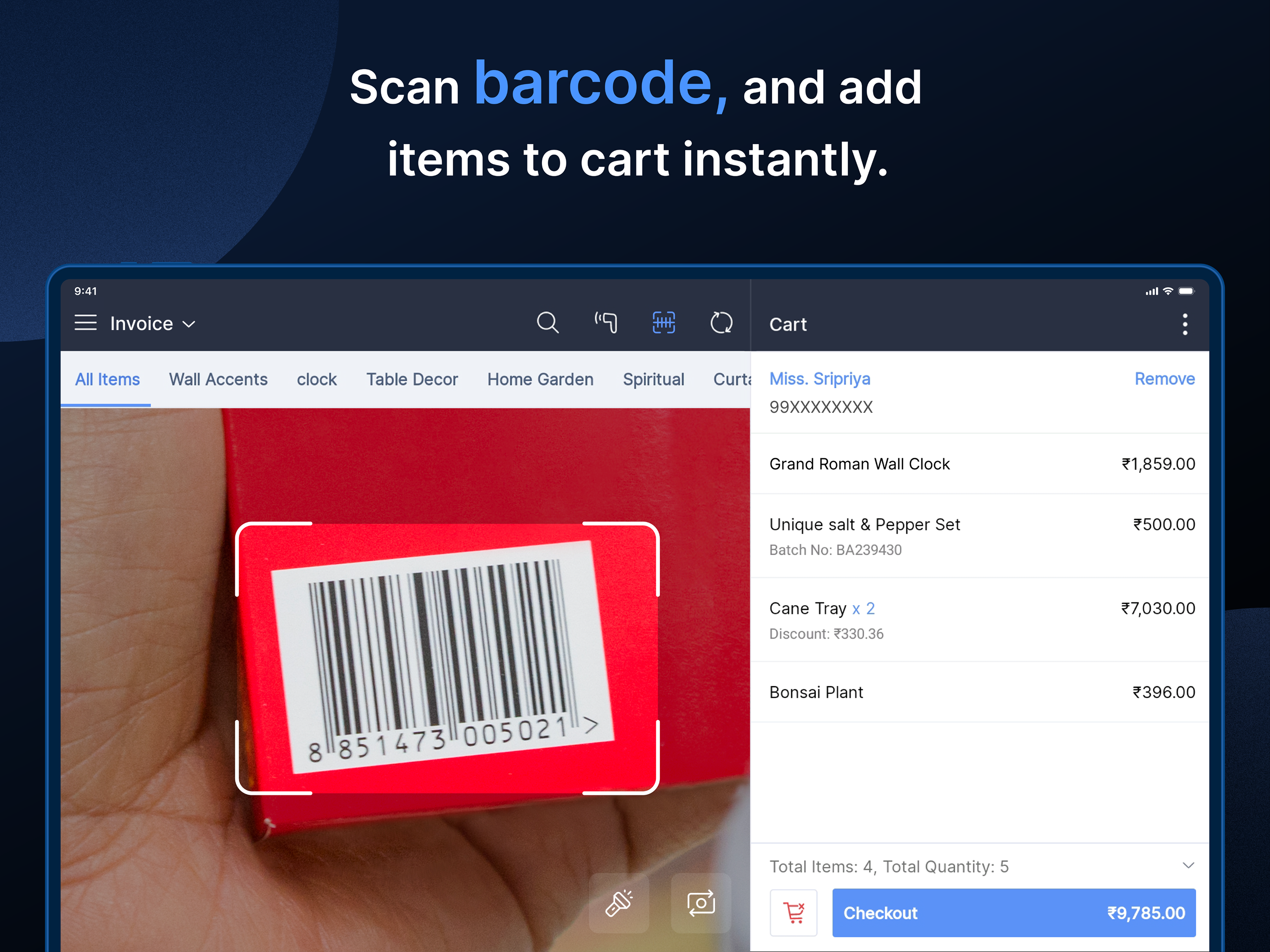 Zoho POS – Point of Sale