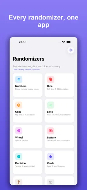 Random Number Generator Tools screenshot 1