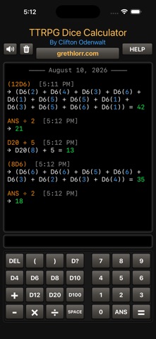 TTRPG Dice Calculator screenshot 2