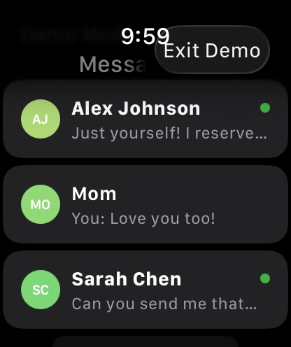 GreenBubbles Messages screenshot 12