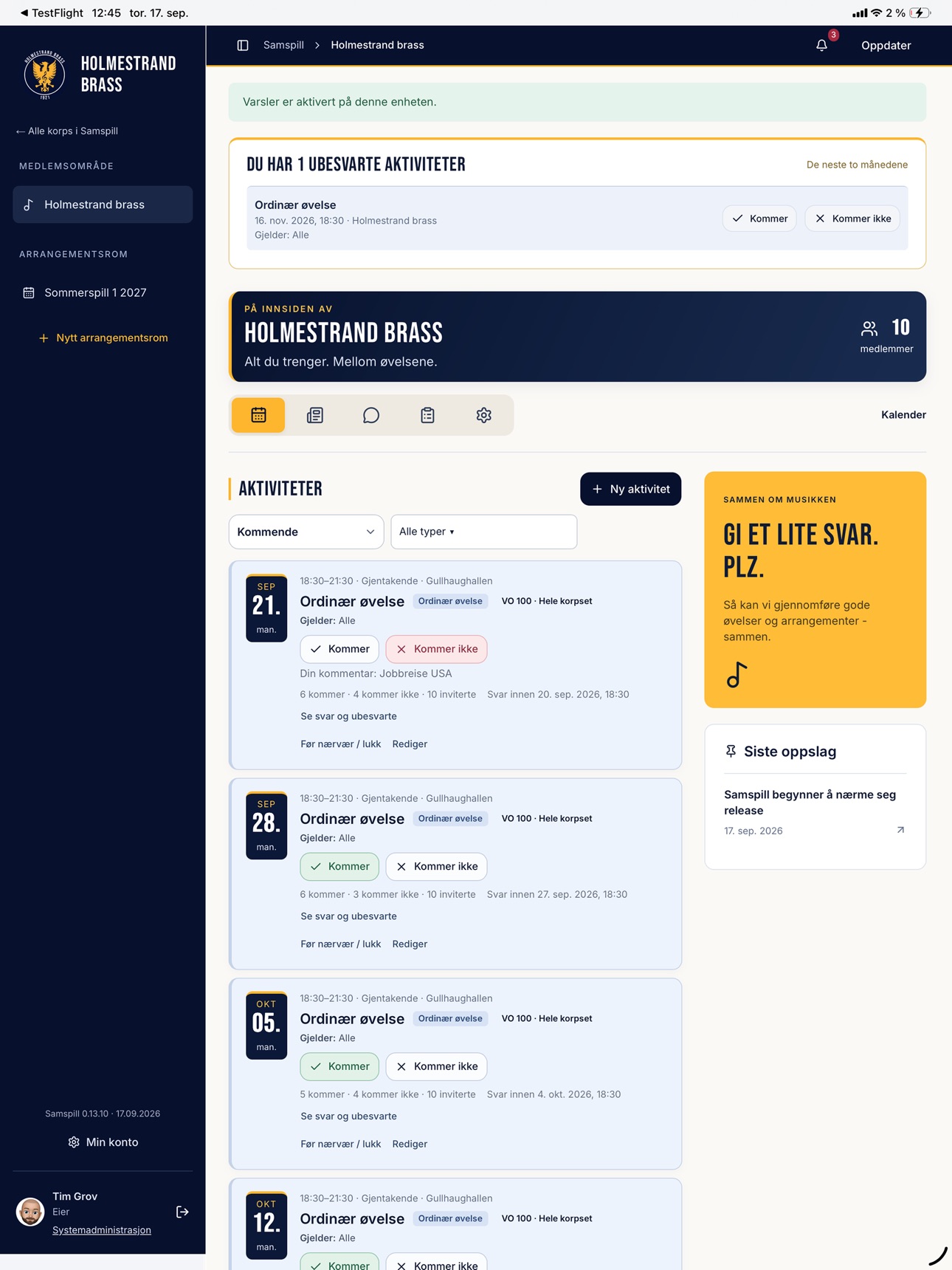Screenshot 5 of Samspill - korpset samlet