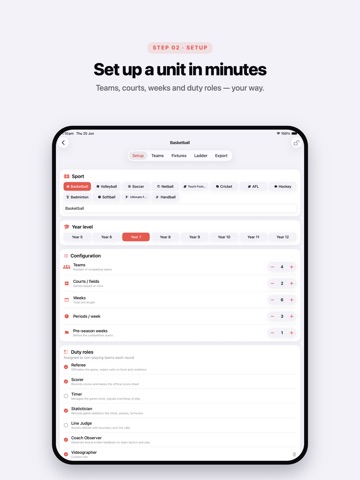 SEPEP Planner iPad screenshot