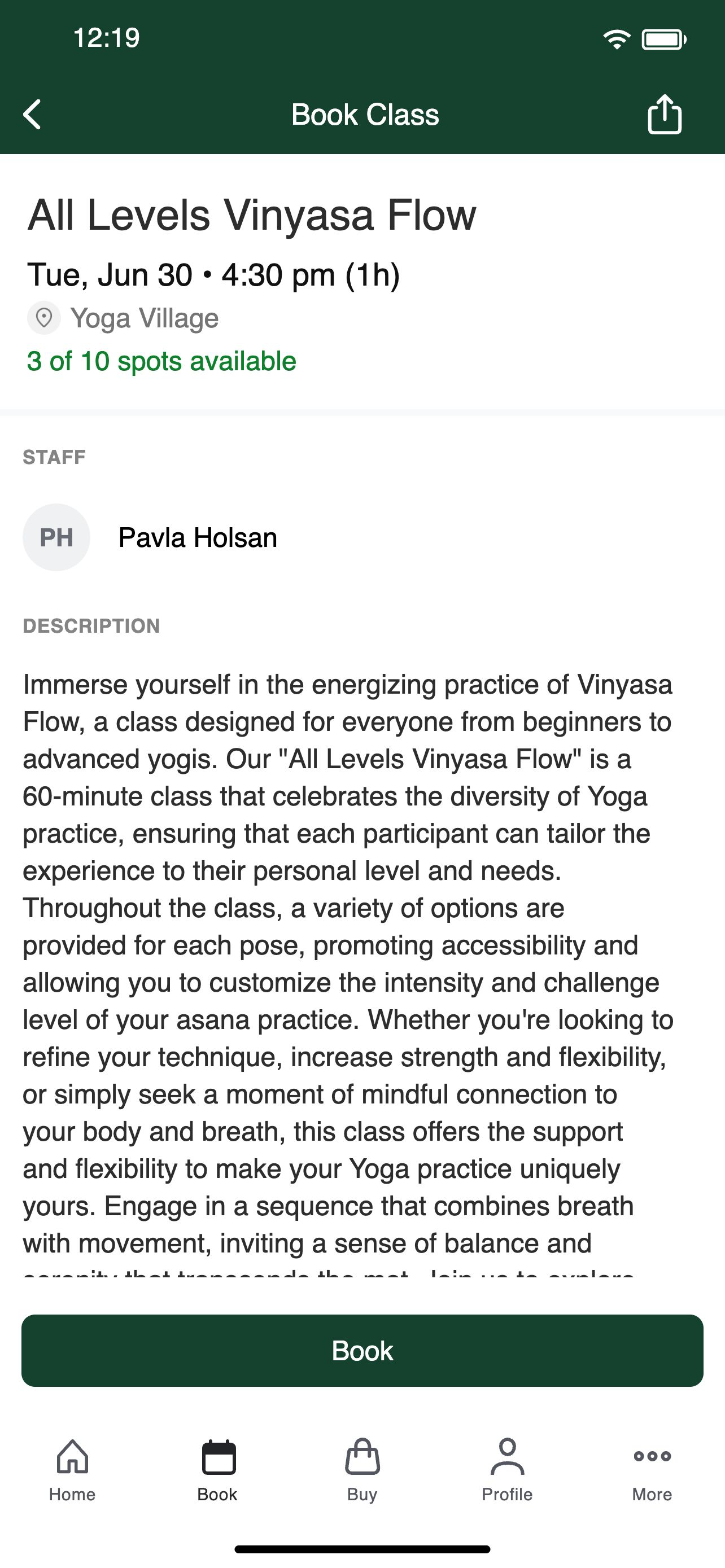 Yoga Village- Lafayette screenshot 3