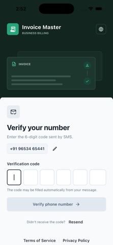 Invoice Master:Master Invoice screenshot