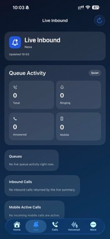 Nexa Dial screenshot