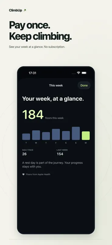 ClimbUp - Stair Counter screenshot 5 of 5