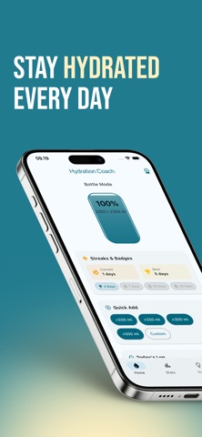 Hydration Coach: Water Tracker Screenshot 1 of 5