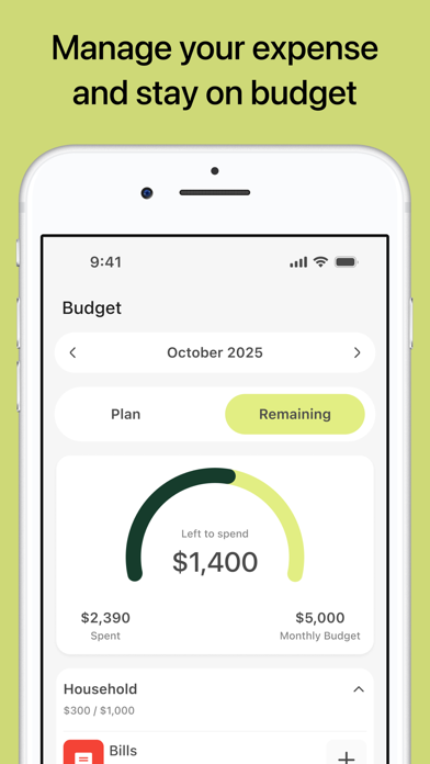 Expense Tracker: Budget Direct iPhone screenshot 4 - Finance app