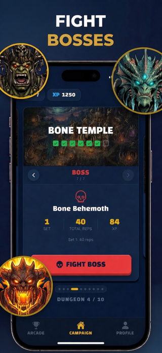 Push Up Arena: Ranked Workouts Screenshot 2 of 6