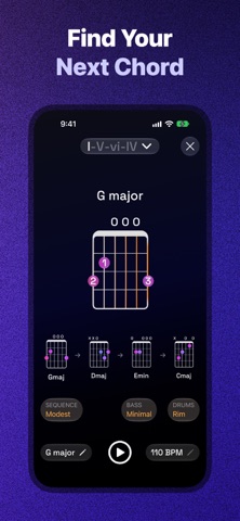 Guitar Wiz - Tuner & Chords iPhone screenshot 9