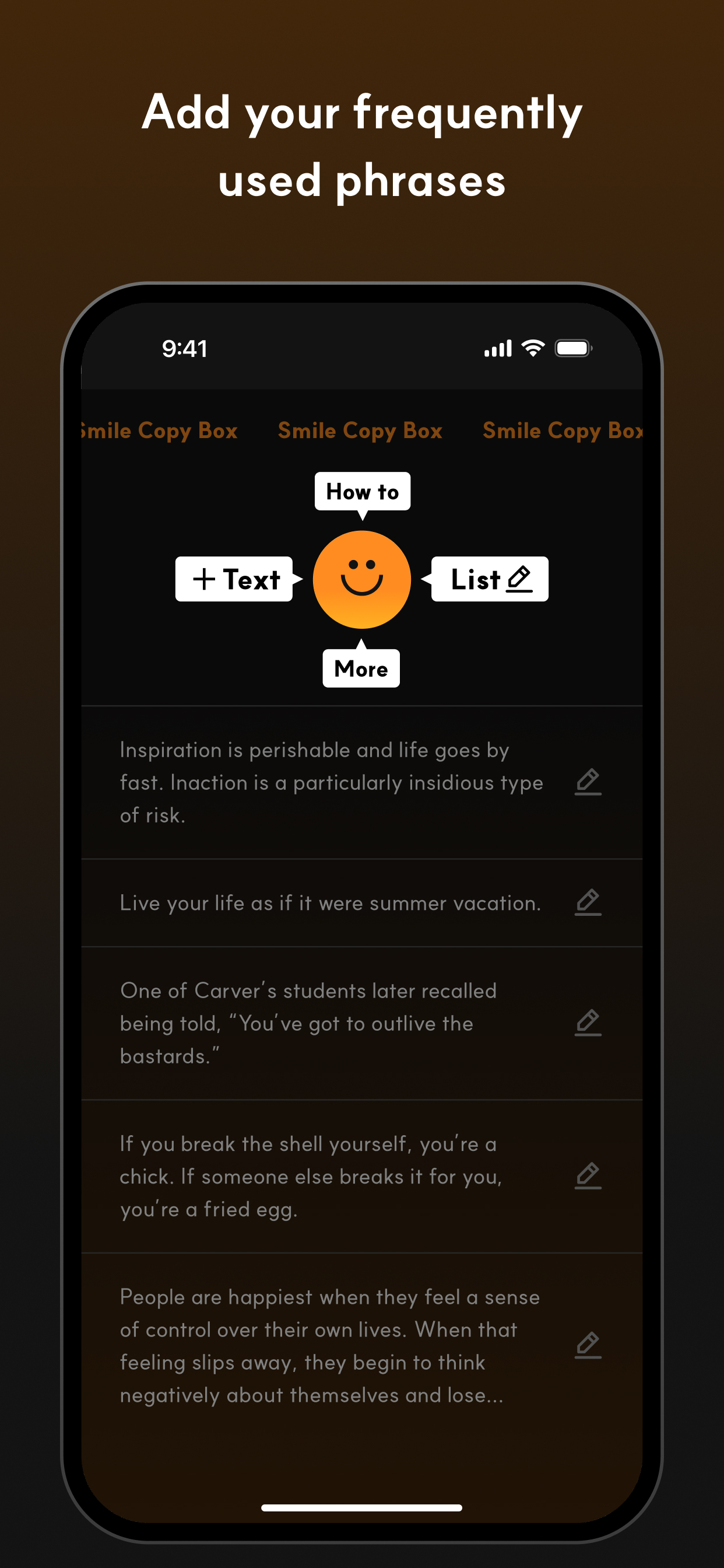 Smile Copy Box: Easy Clipboard screenshot 4