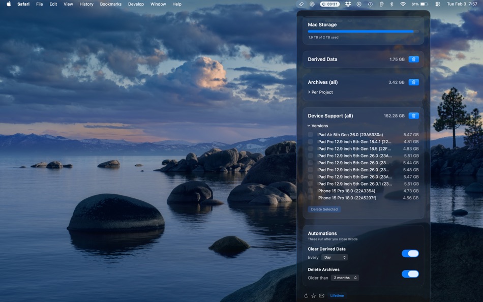 Eraser: Cleaner for Xcode (macOS) De: Creator View, L.L.C.