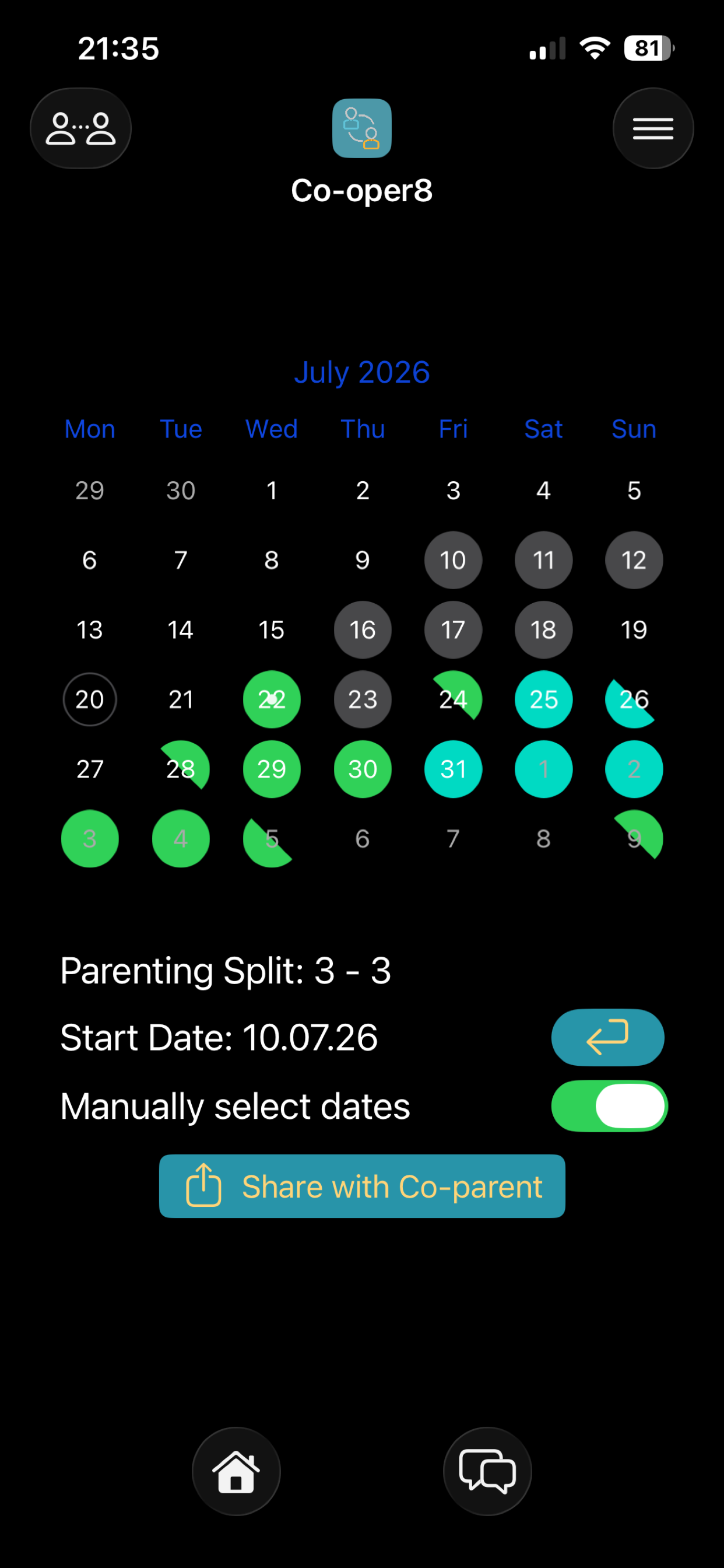 Co-oper8: Simply co-parenting screenshot 2