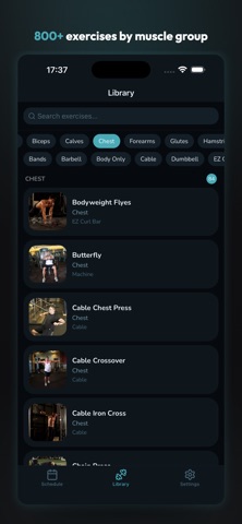 Gymdule - Workout Planner Screenshot 2 of 6