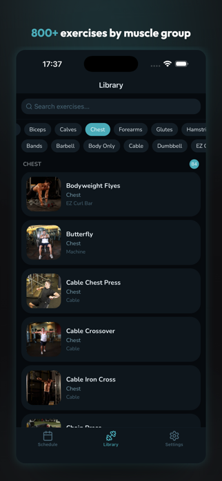 Gymdule - Workout Planner Screenshot 2 of 6