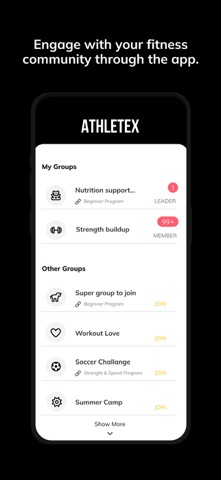 Athletex Clubs screenshot