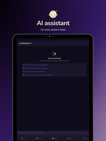 Babypath AI iPad screenshot