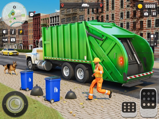 Screenshot #4 pour Garbage Truck Trash Cleaner 3d