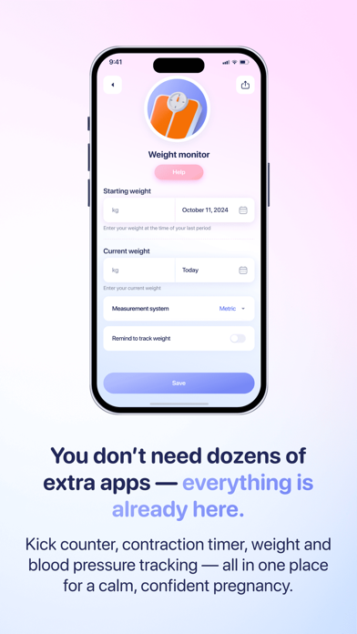 BabyBloom Pregnancy Tracker Screenshot