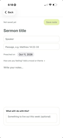 Lumen Notes: Sermon & Prayer Screenshot 7 of 7